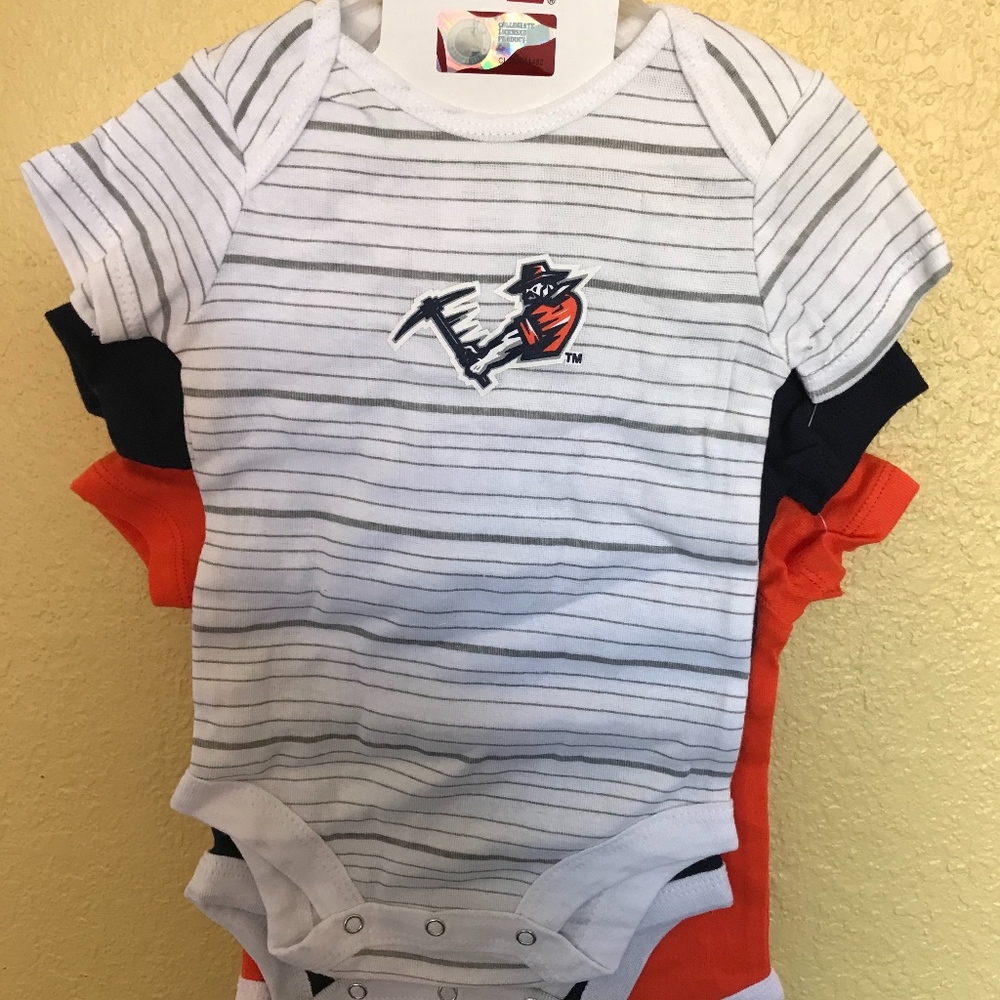 UTEP Miners Infant 3 Piece Creeper